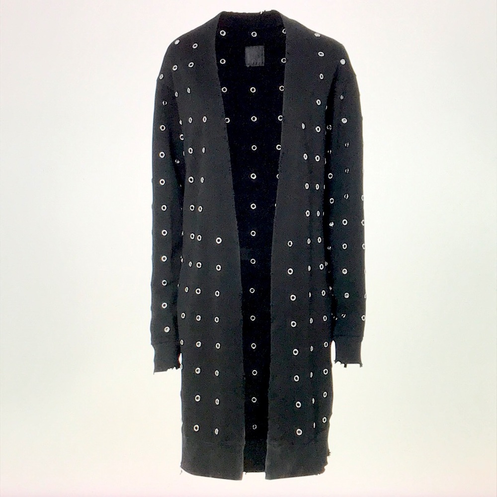 RtA Serge grommet cardigan S - Picture 2 of 16